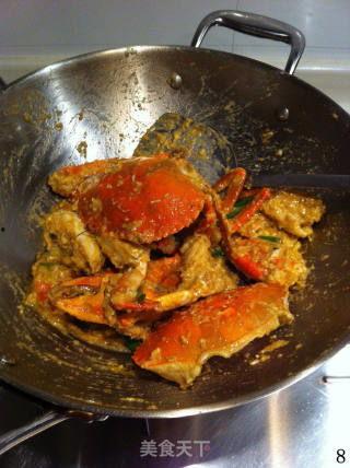 蛋黄炒蟹视频,家常美味，简单易学